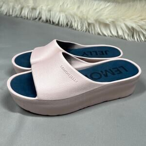 Lemon Jelly Womens 8 Sunny Platform Sandals Lightweight Beach Comfort Flip Flops